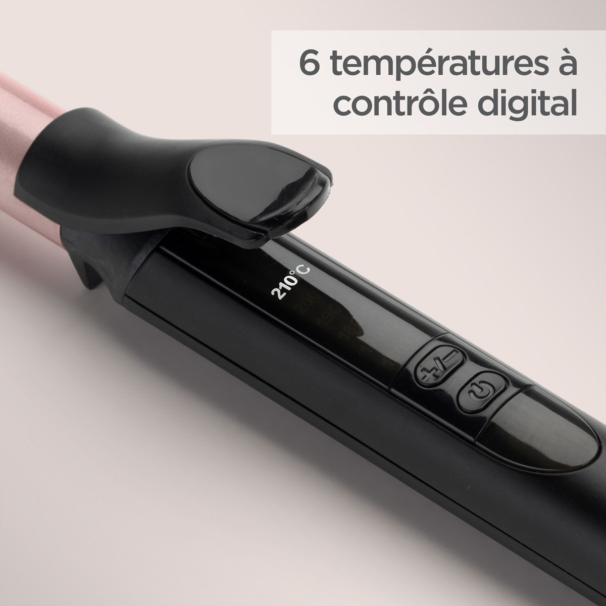 6 r&eacute;glages de temp&eacute;rature &agrave; contr&ocirc;le digital